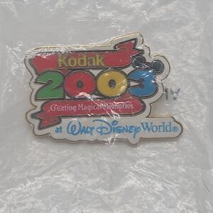 2003 Disney Walt Disney World  Kodak Creating Magical Memories Pin Colorful